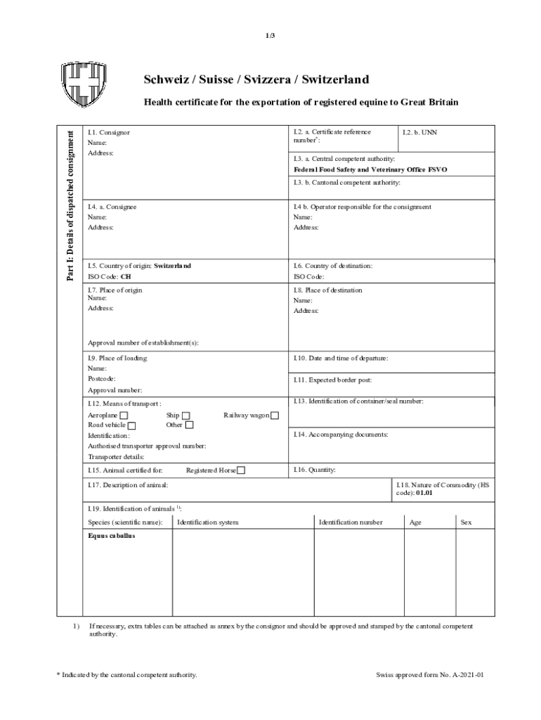 Fillable Online Model health certificate for Import from nonEU