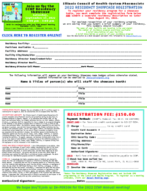 Fillable Online Illinois Council of Health-System Pharmacists (ICHP ...