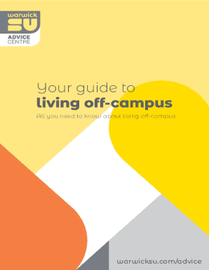 Fillable Online Moving Off Campus: A Guide to Plan Your Move - We R ...