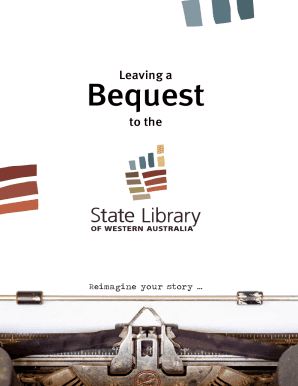 Leave a bequestState Library of Western Australia