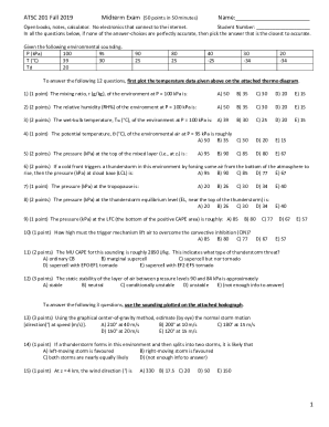 ATSC 201 Midterm Exam Name: Prof. Stull (open books, notes
