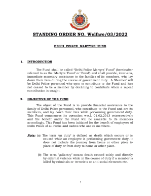 Standing Orders Archives - Delhi Police
