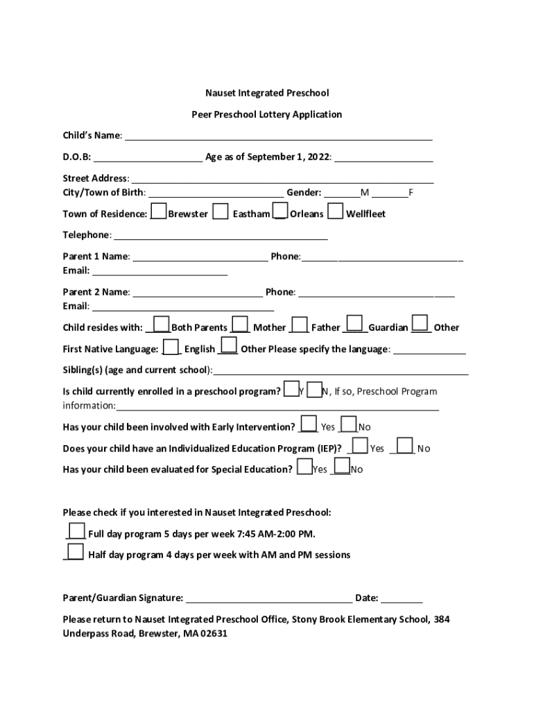 Form preview