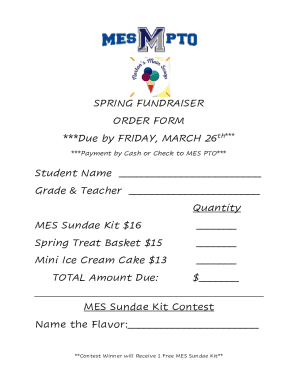 Fillable Online Krispy Kreme Fundraiser Information and Order Form Fax ...