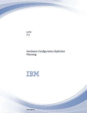 Fillable Online z/OS HCD Planning - IBM Fax Email Print - pdfFiller