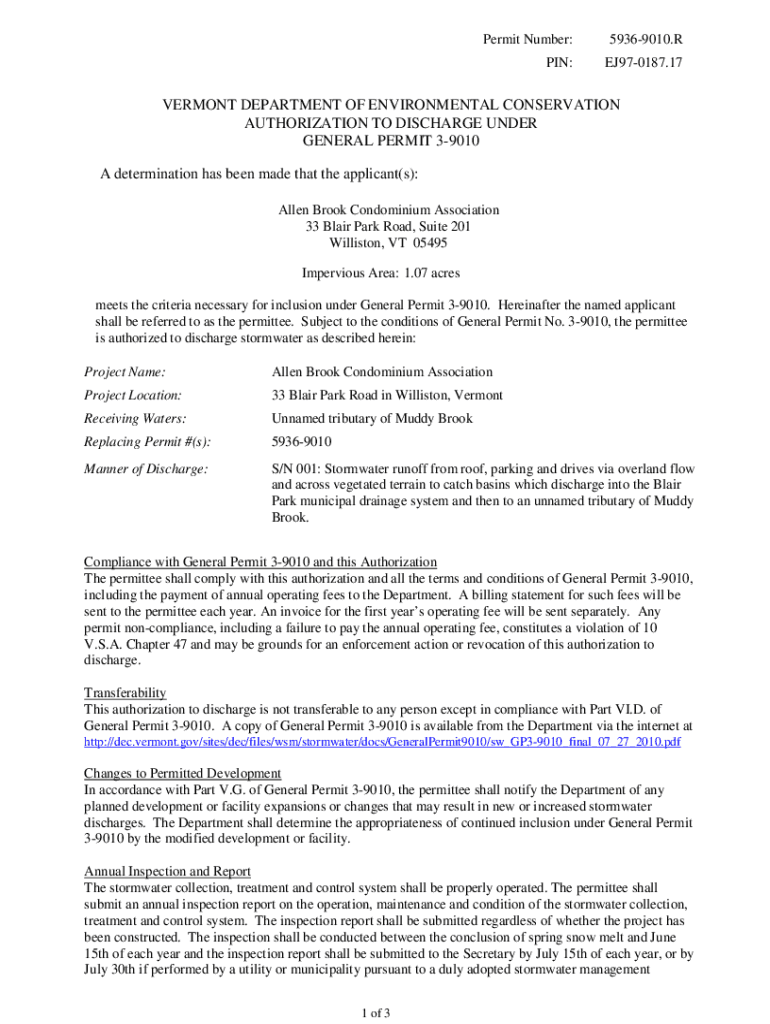 Fillable Online NewHampshireGeneralPermitPublicNotice.pdf Army