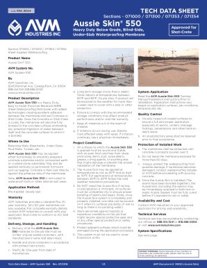 VinaFlex Noise Barrier Reinforced Rolls (RR) - DATA SHEET
