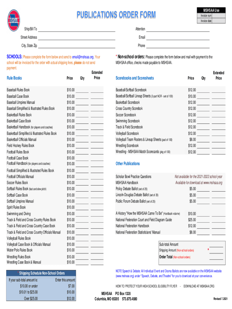 Fillable Online MSHSAA Apply To An Official Fax Email Print