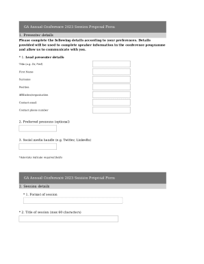 Form preview