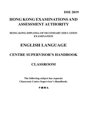 HKDSE - Hong Kong Examinations and Assessment Authority