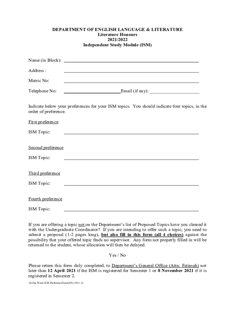 Form preview