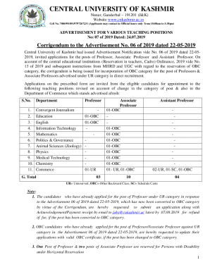 Central University of Kashmir - District Ganderbal