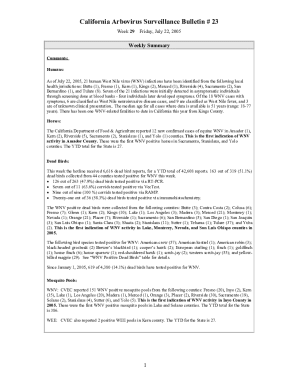 Early Warning System for West Nile Virus Risk Areas ... - NCBI