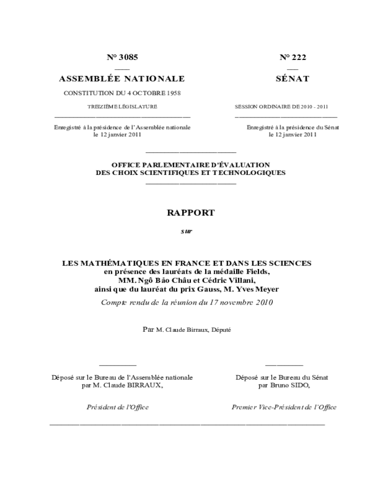 Fillable Online rapport mathematiciens.doc Fax Email Print pdfFiller