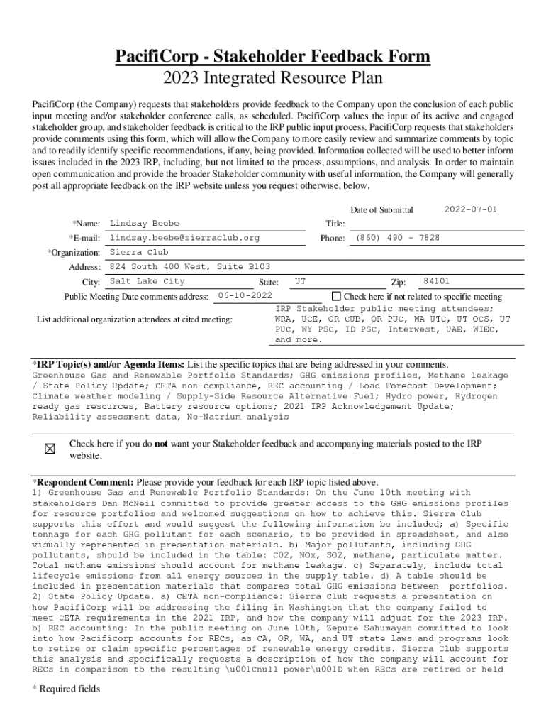 Form preview