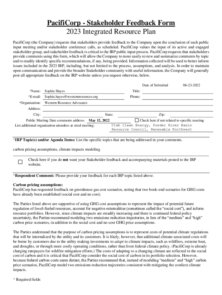 Form preview
