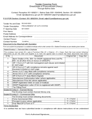 2022 DP3 Tender Of Service (5 Nov 21)