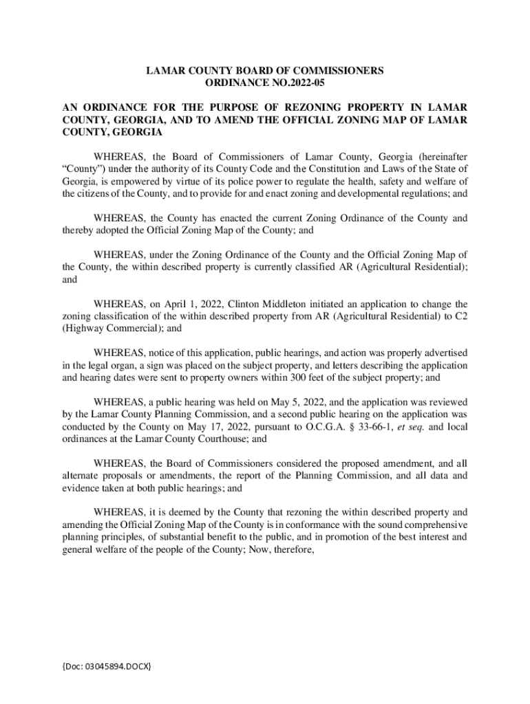 Fillable Online Building / Zoning Department Lamar County FoxFire