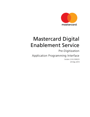 MasterCard Digital Enablement Service. Issuer Application ...