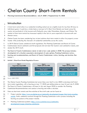 Planning Commission Recommendations July 9, 2020 Prepared July 15, 2020