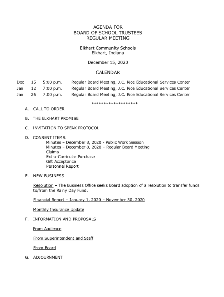 Fillable Online docs elkhart k12 in ExtraCurricular Purchase Fax Email