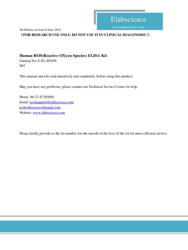 Fillable Online sceti co 1 results for reactive oxygen species (ros