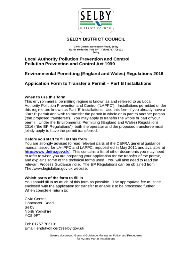 Selby District Council AZ of Services Ulleskelf Doc Template pdfFiller