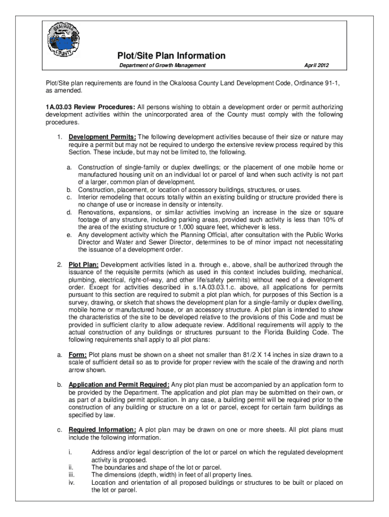Fillable Online LAND DEVELOPMENT CODE Chapter 6 Mid Bay News Fax