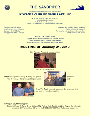 Fillable Online Community Town of Sand Lake, New York Fax Email Print