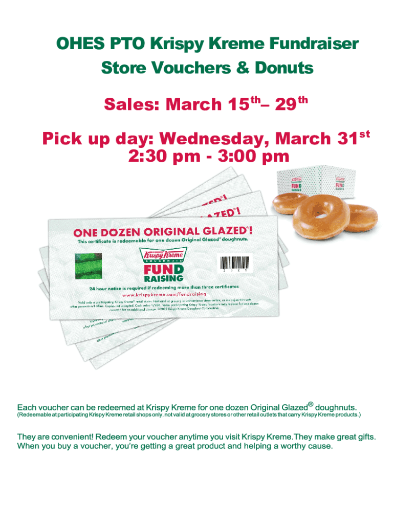 Fillable Online krispy kreme digital dozens fundraising to help raise ...