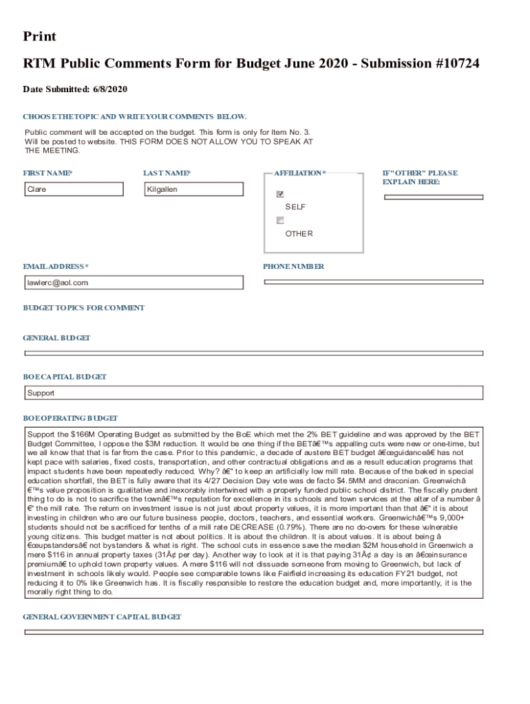 Form preview