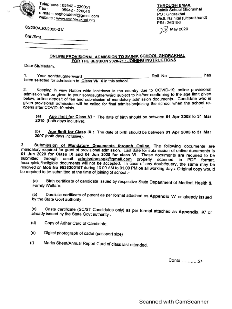 Fillable Online student information and eligibility attestation form