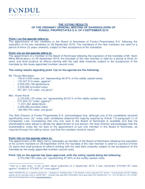 Shareholder StructureFondul Proprietatea