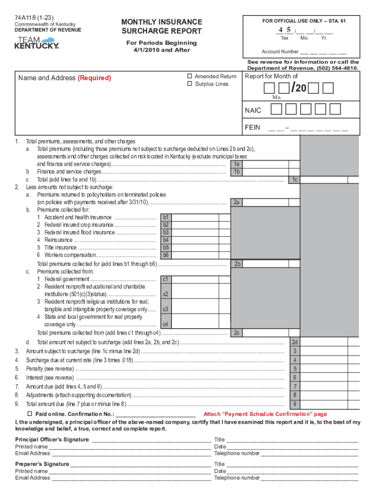 kentucky surcharge Preview on Page 1