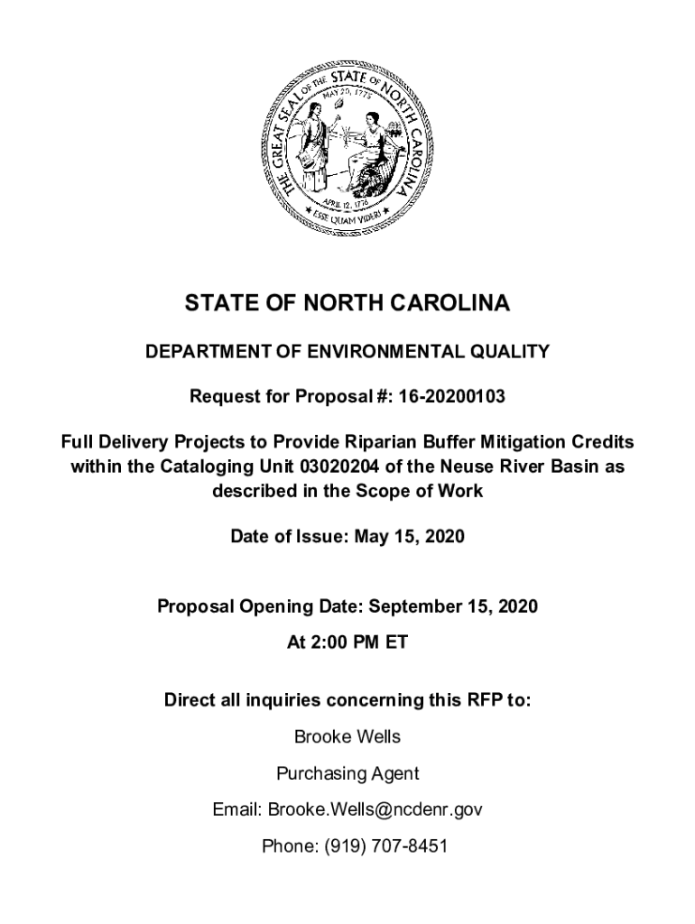 Fillable Online North Carolina Attorney General's Office Request for