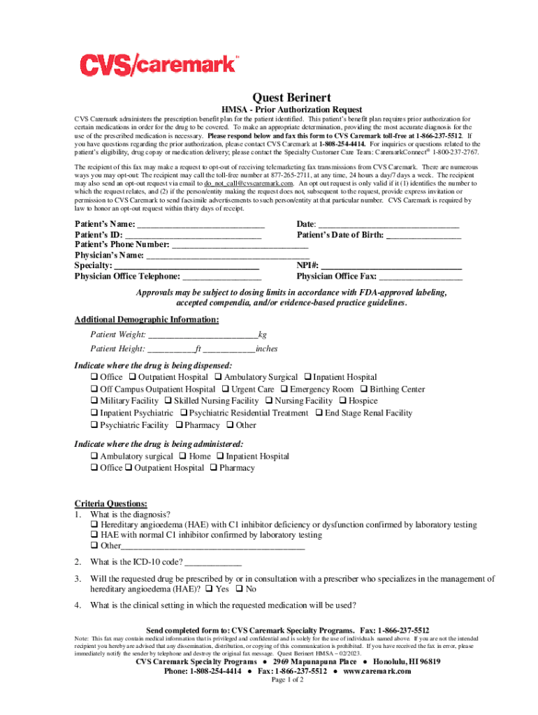 Fillable Online Commercial Specialty Prior Authorization Criteria Fax