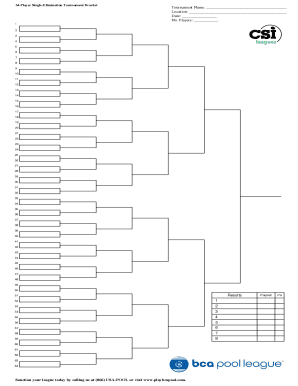 Billiard Tournament bracket and Round-Robin event organizer