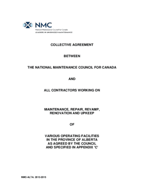 NATIONAL MAINTENANCE AGREEMENT
