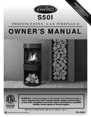 S50I - OWNER'S MANUAL