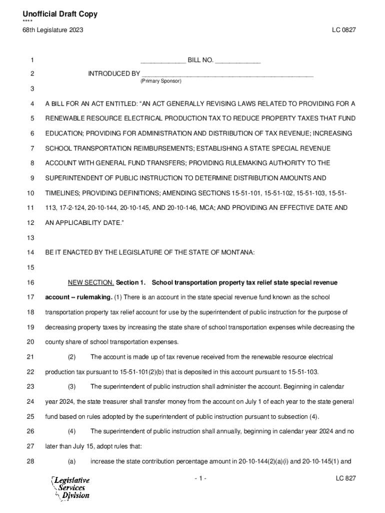 Fillable Online leg mt Review of the Legislative Drafting Manual Fax
