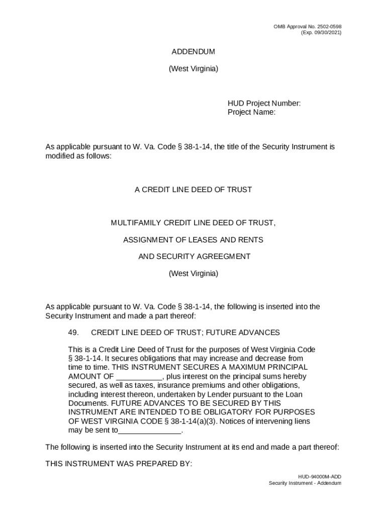 Regulatory Agreement For Multifamily Projects HUD Doc Template