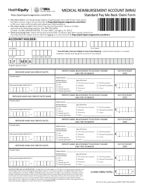 Welcome to the Medical Reimbursement Account (MRA) website