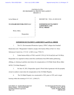 THE UNITED STATES' ENVIRONMENTAL ADJUDICATION ...