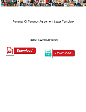 Image 2 for Renewal Of Tenancy Agreement Template