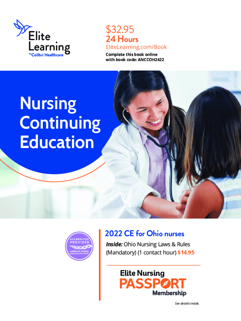 Fillable Online Your Nursing Continuing Education Elite Learning Fax