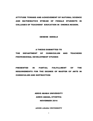 Attitude Toward and Achievement of Natural Science and ...