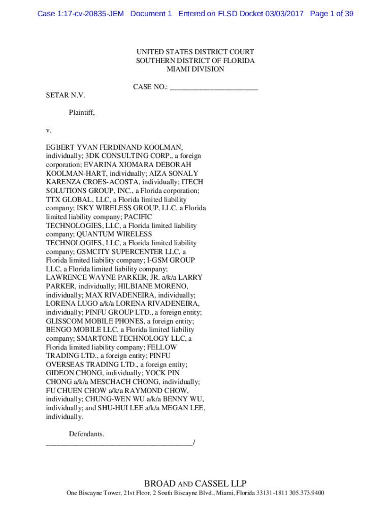 Fillable Online Ruling on motion for judgment on the pleadings