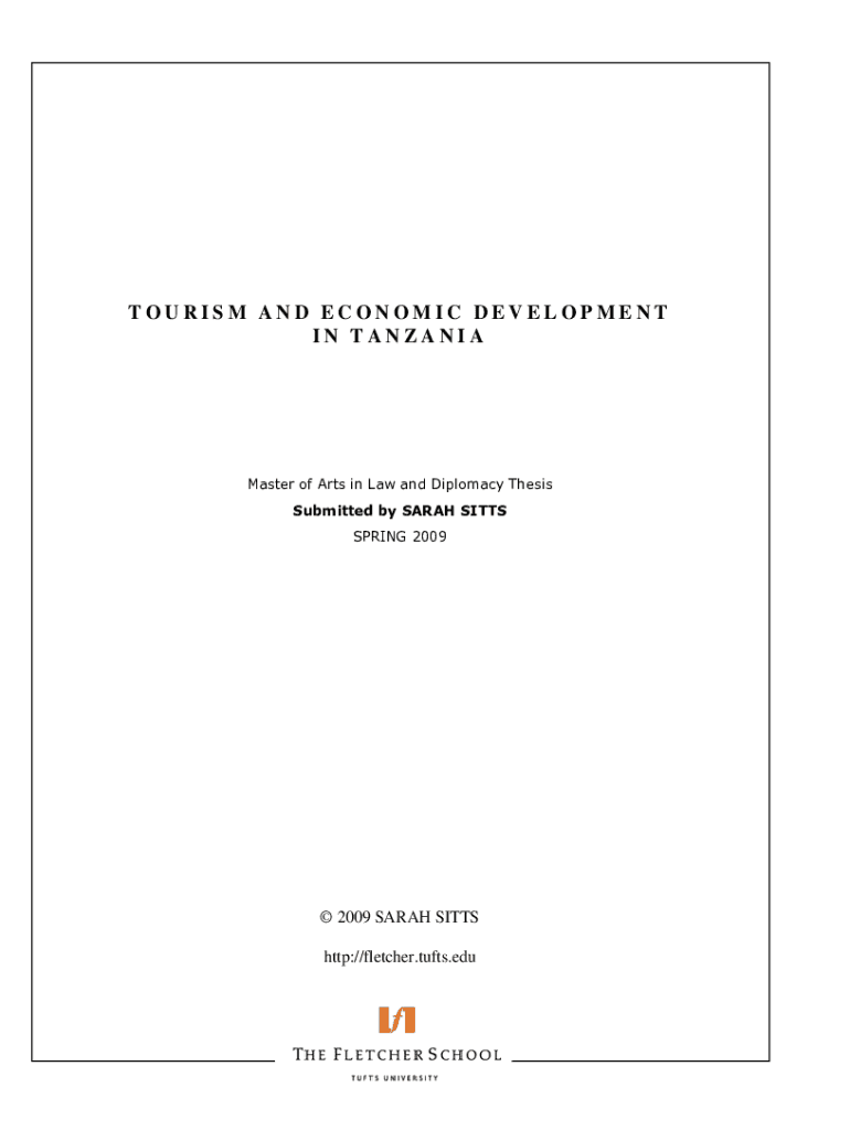 Fillable Online Fletcher School of Law and Diplomacy The White House