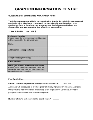 Form preview