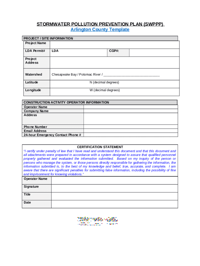 DES Stormwater Pollution Prevention Plan Template docx: Fill out sign DES Stormwater Pollution Prevention Plan Template docx: Fill out sign